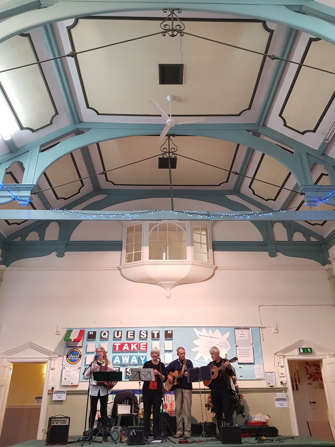 Shebang with Terry D in URC for Dorking Christmas Festival 2019